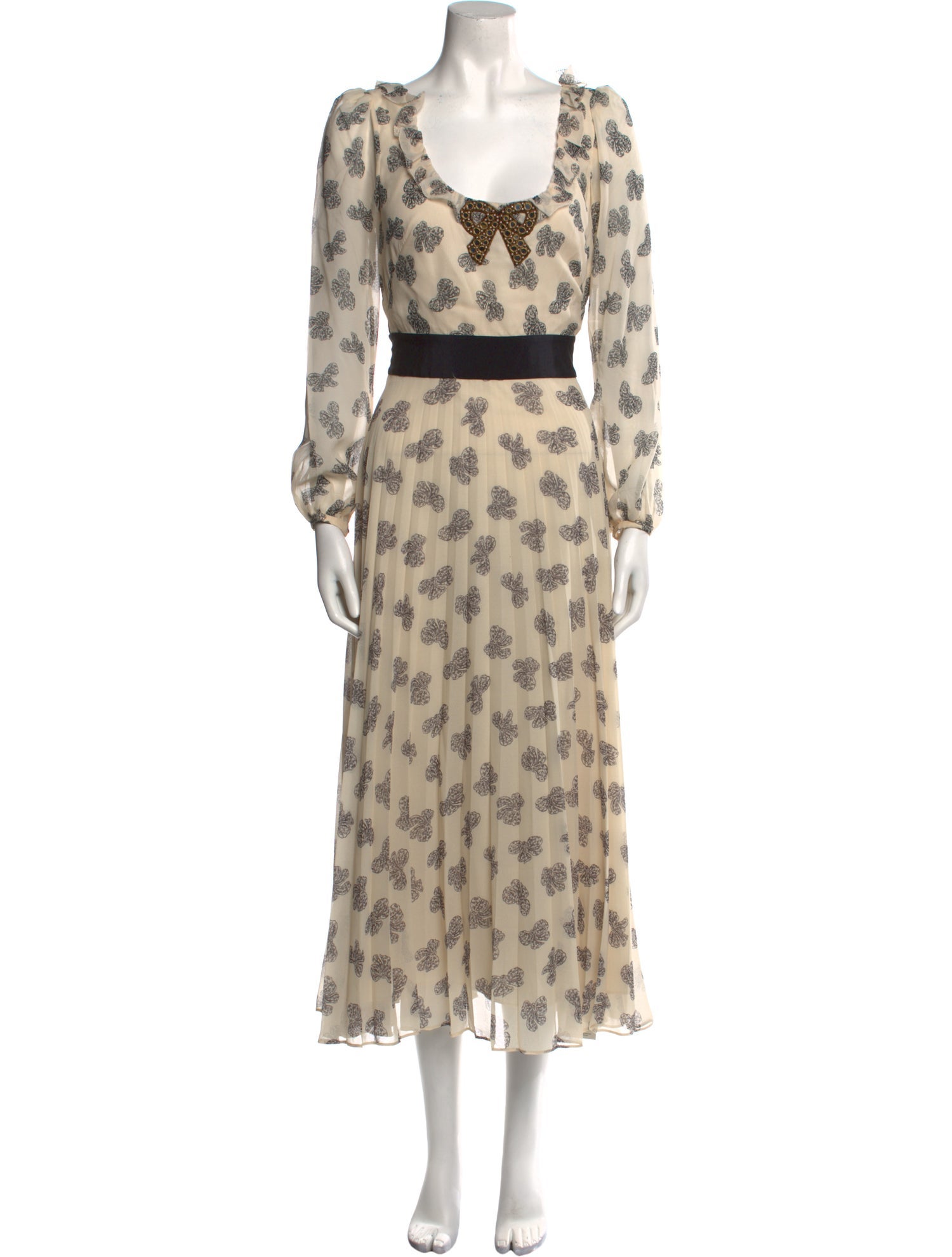 Saloni Silk Long Dress